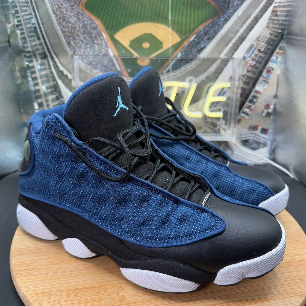 Nike Air Jordan 13 Retro “Brave Blue” Navy Blue/Black Men’s Size 10.5